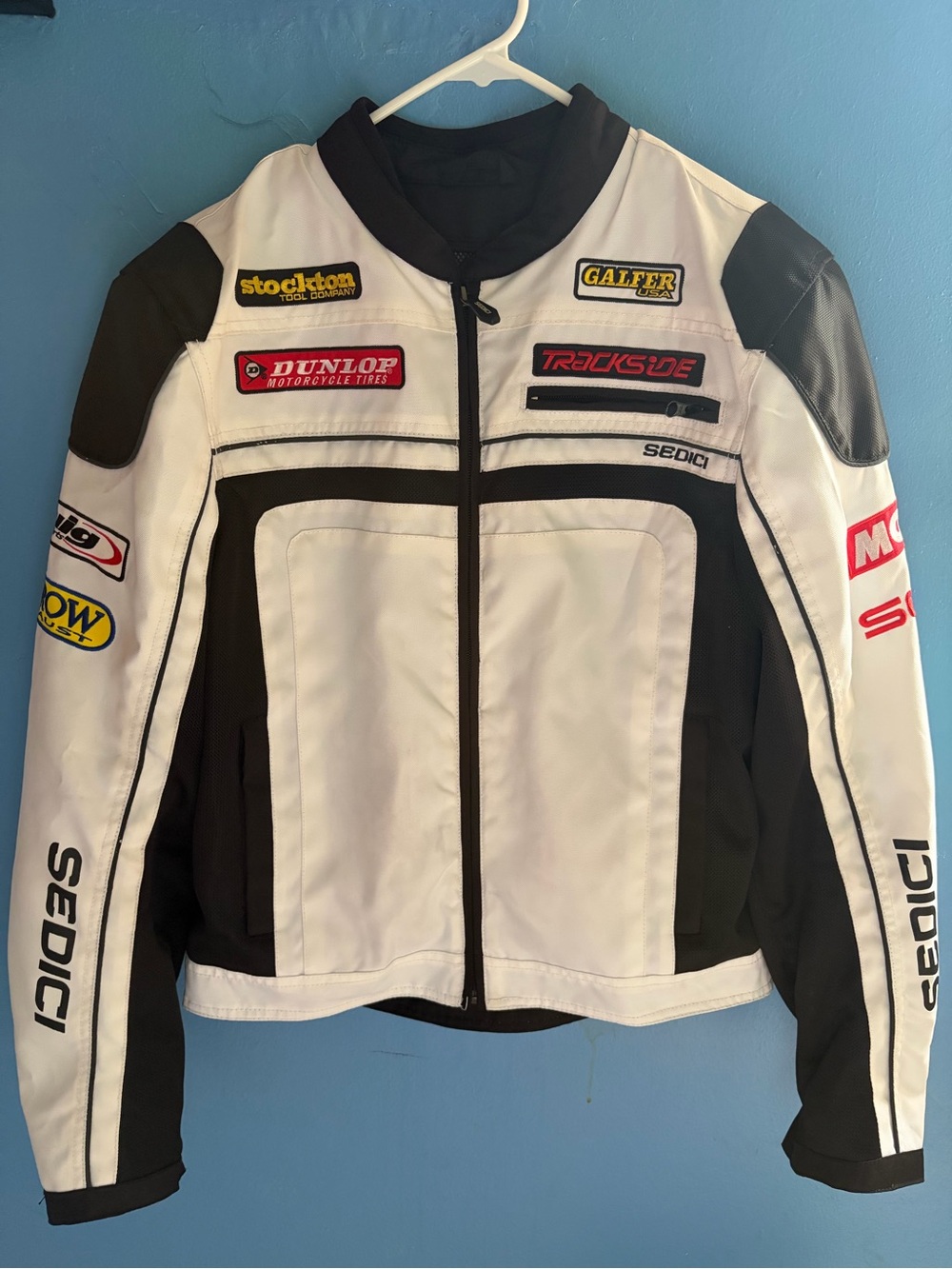 Sedici Men's Black & White Rider Utility Jacket